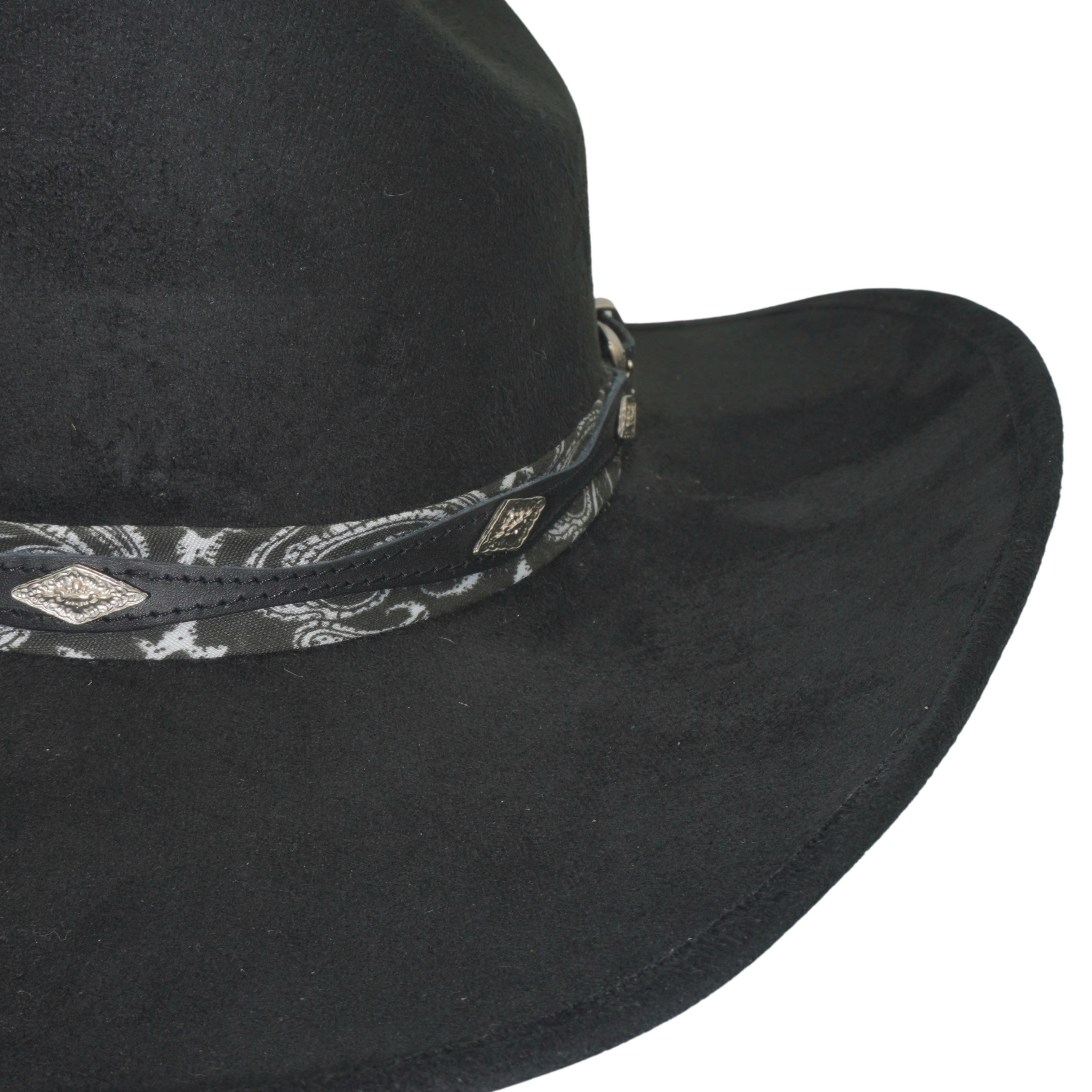 TEXANA BLACK SUEDE
