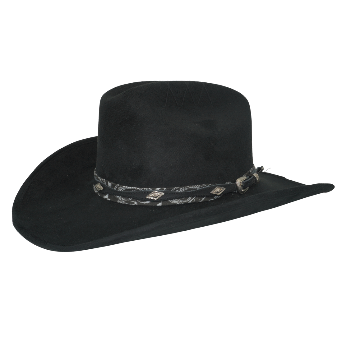 TEXANA BLACK SUEDE