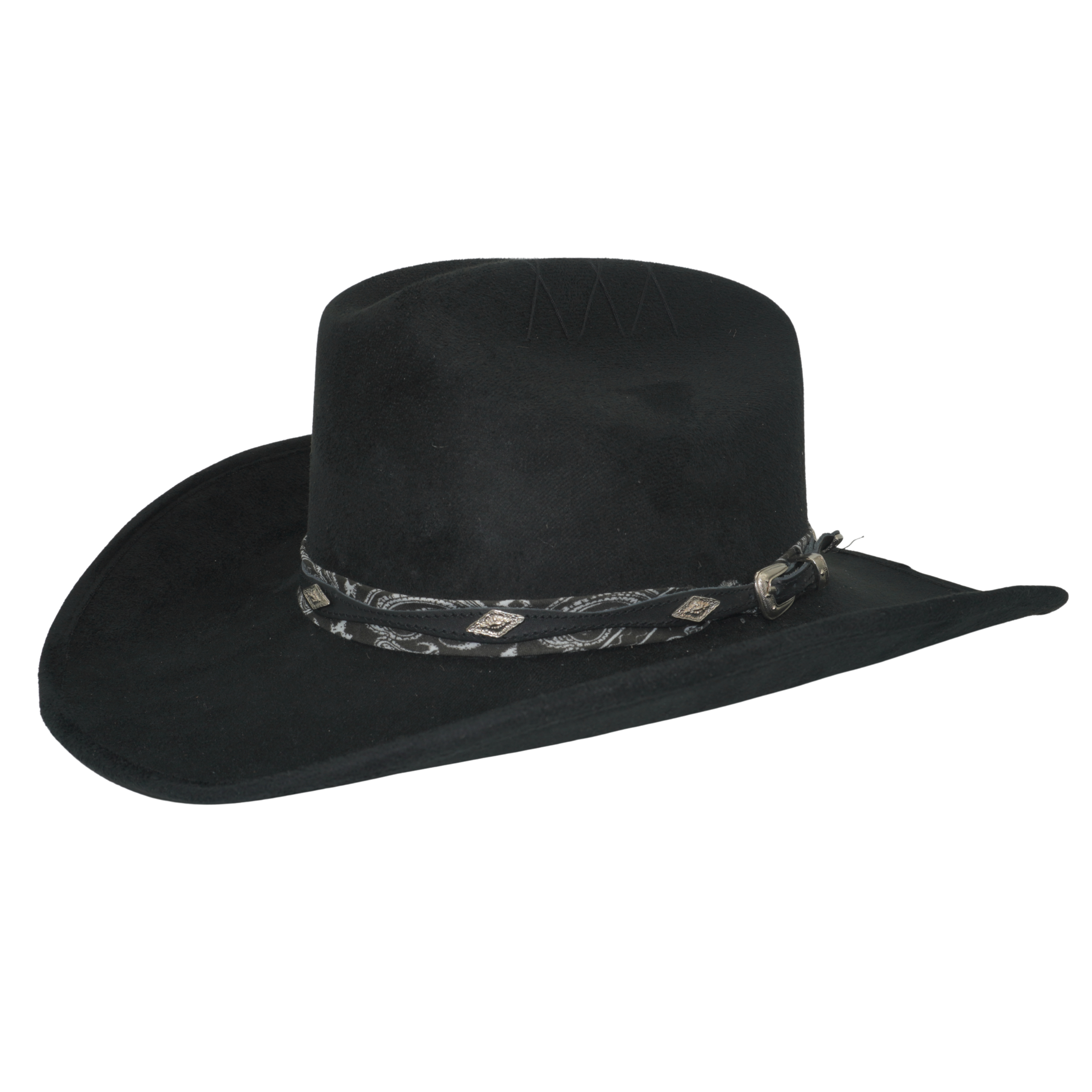TEXANA BLACK SUEDE