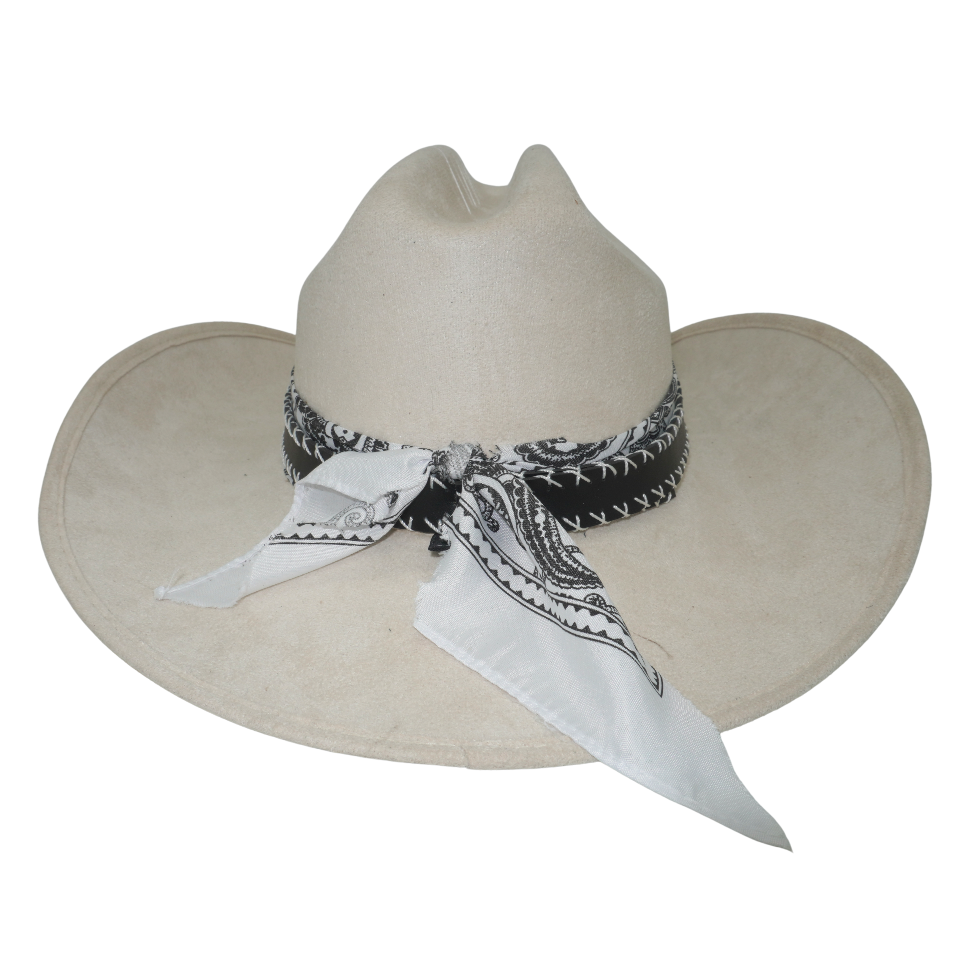 TEXANA WHITE SUEDE