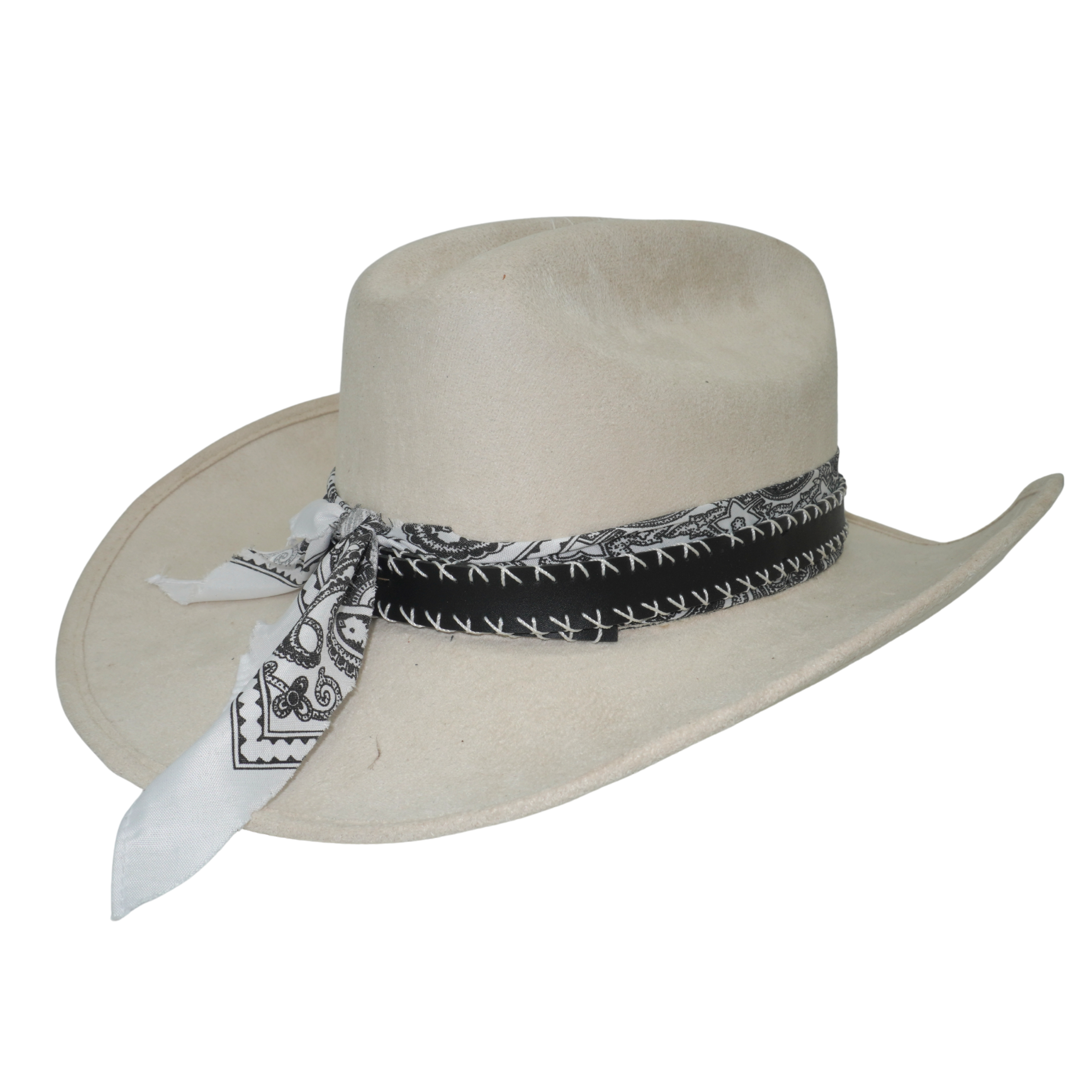 TEXANA WHITE SUEDE