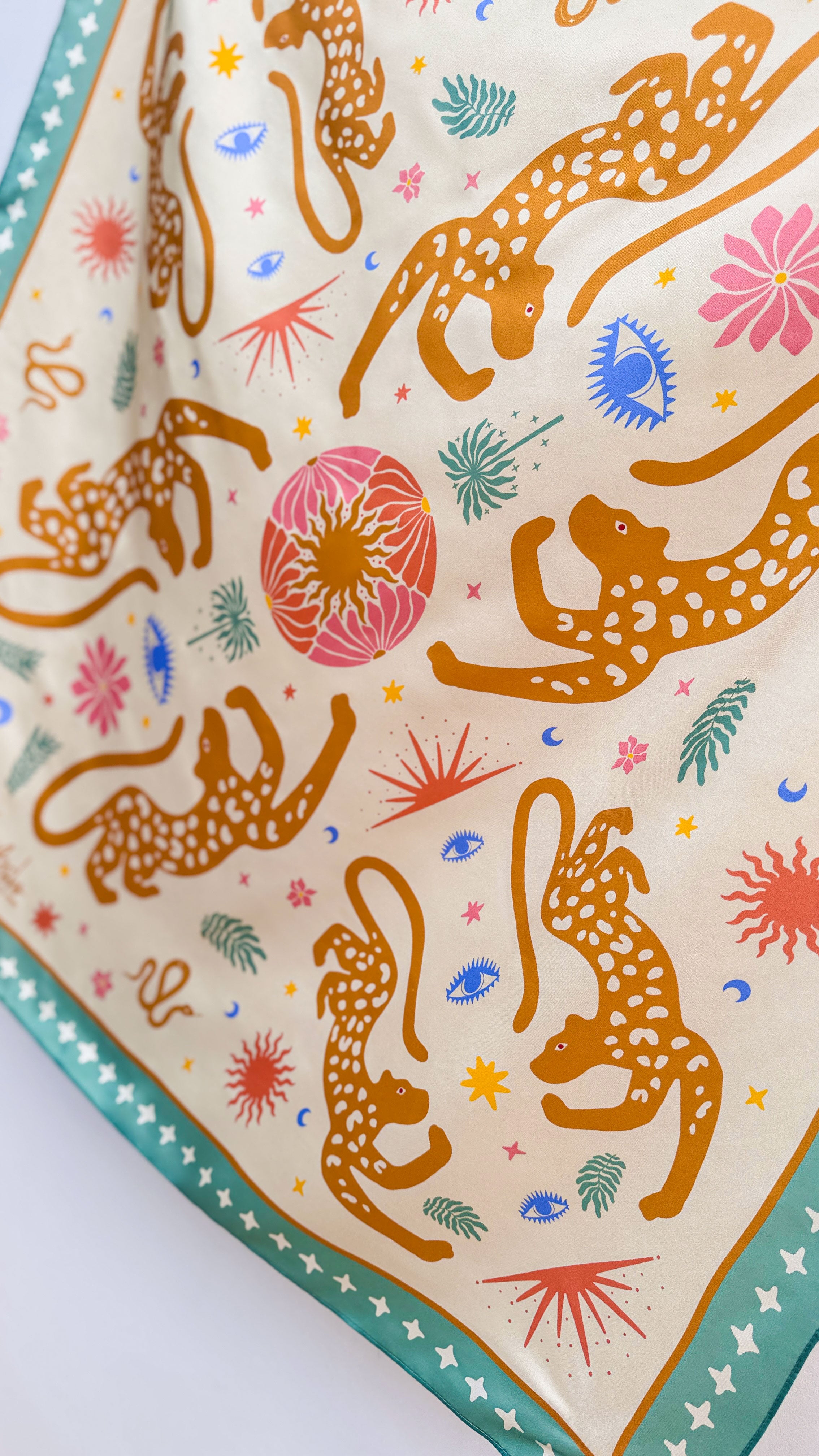 Jaguar Silk Sarong GOLD