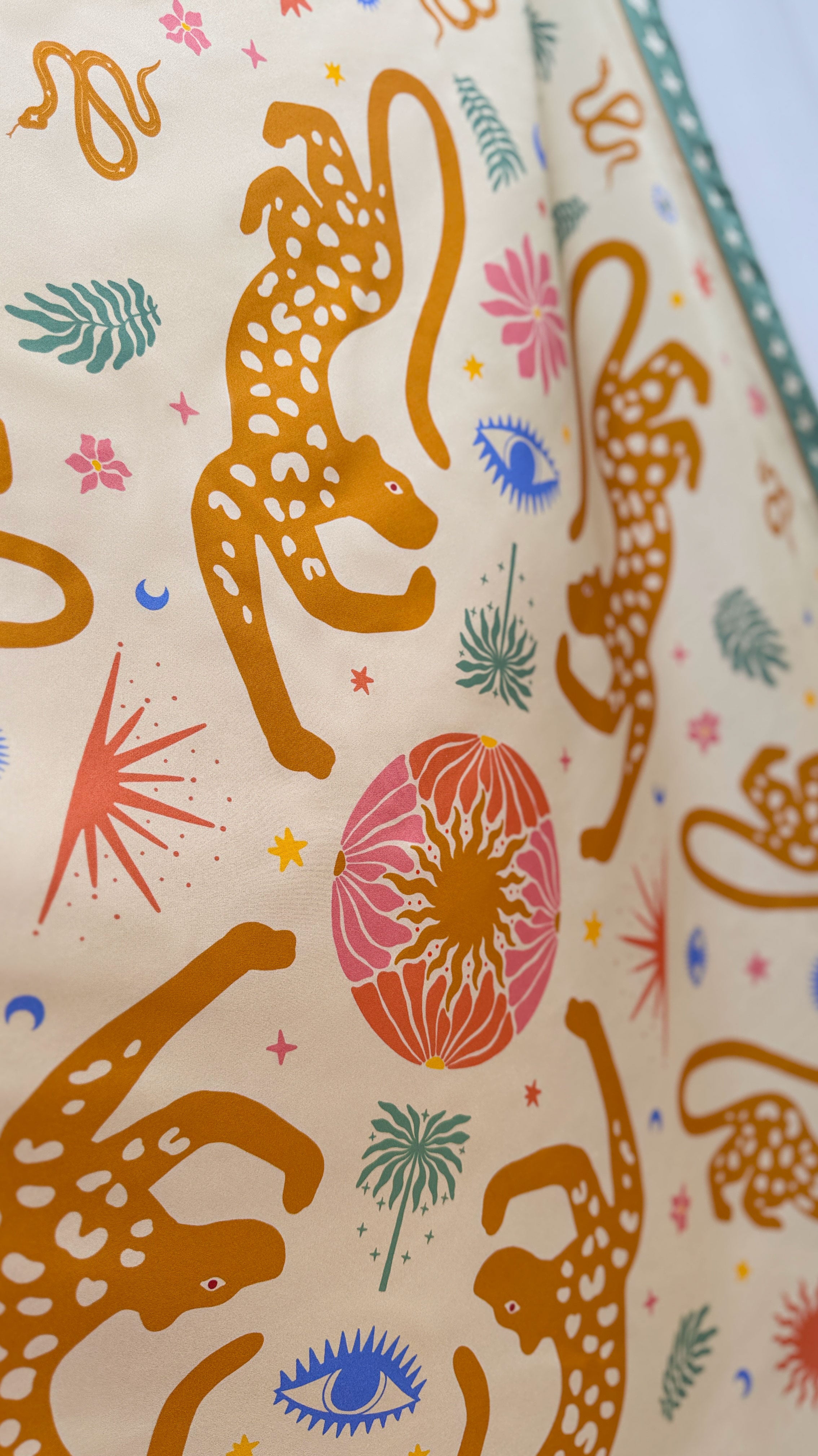 Jaguar Silk Sarong GOLD