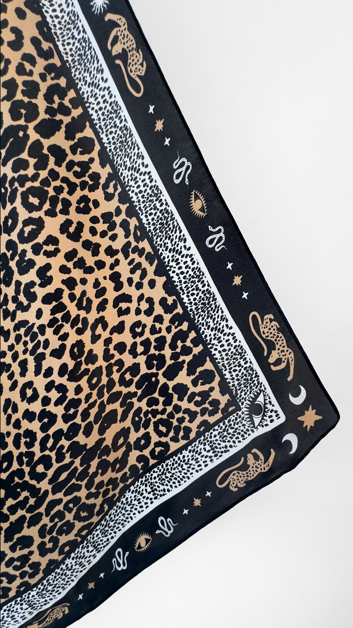 JAGUAR SILK SARONG JAGUAR ANIMAL PRINT