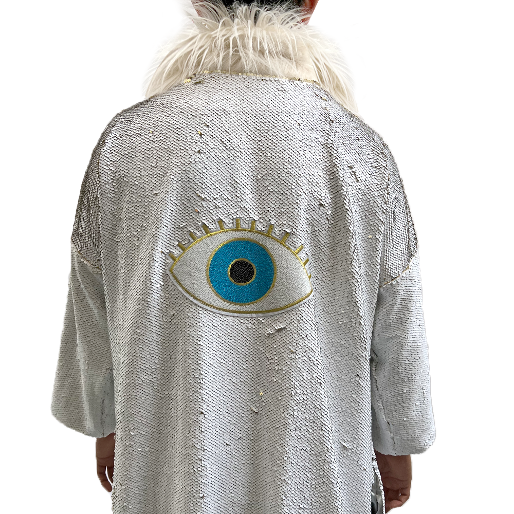 KIMONO TULUMINATI WHITE EYE PLUSH