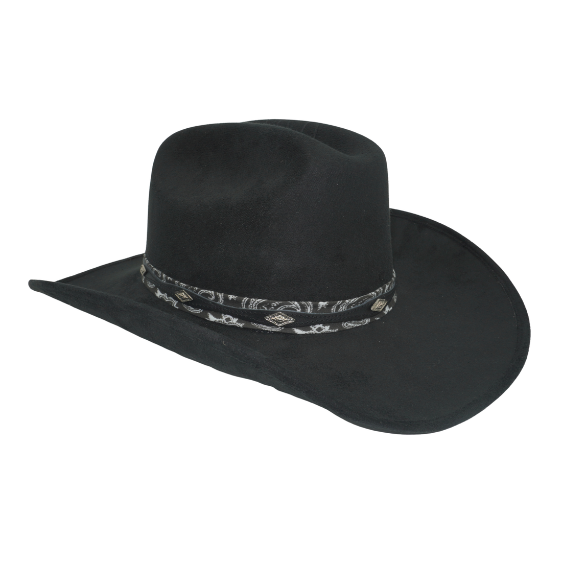 TEXANA BLACK SUEDE