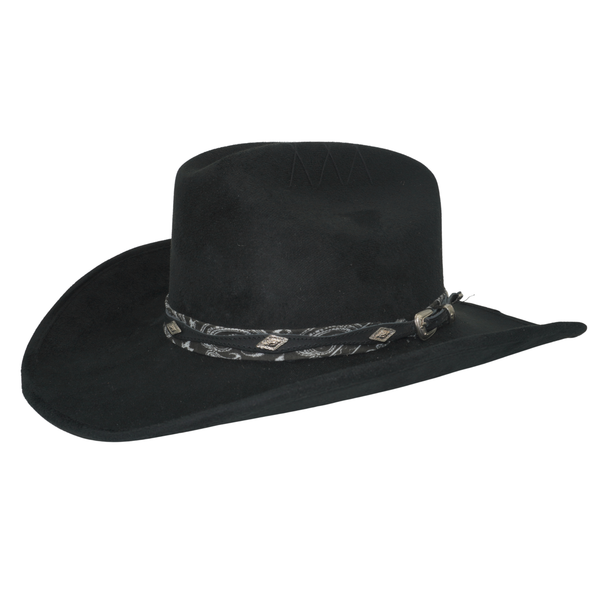 TEXANA BLACK SUEDE