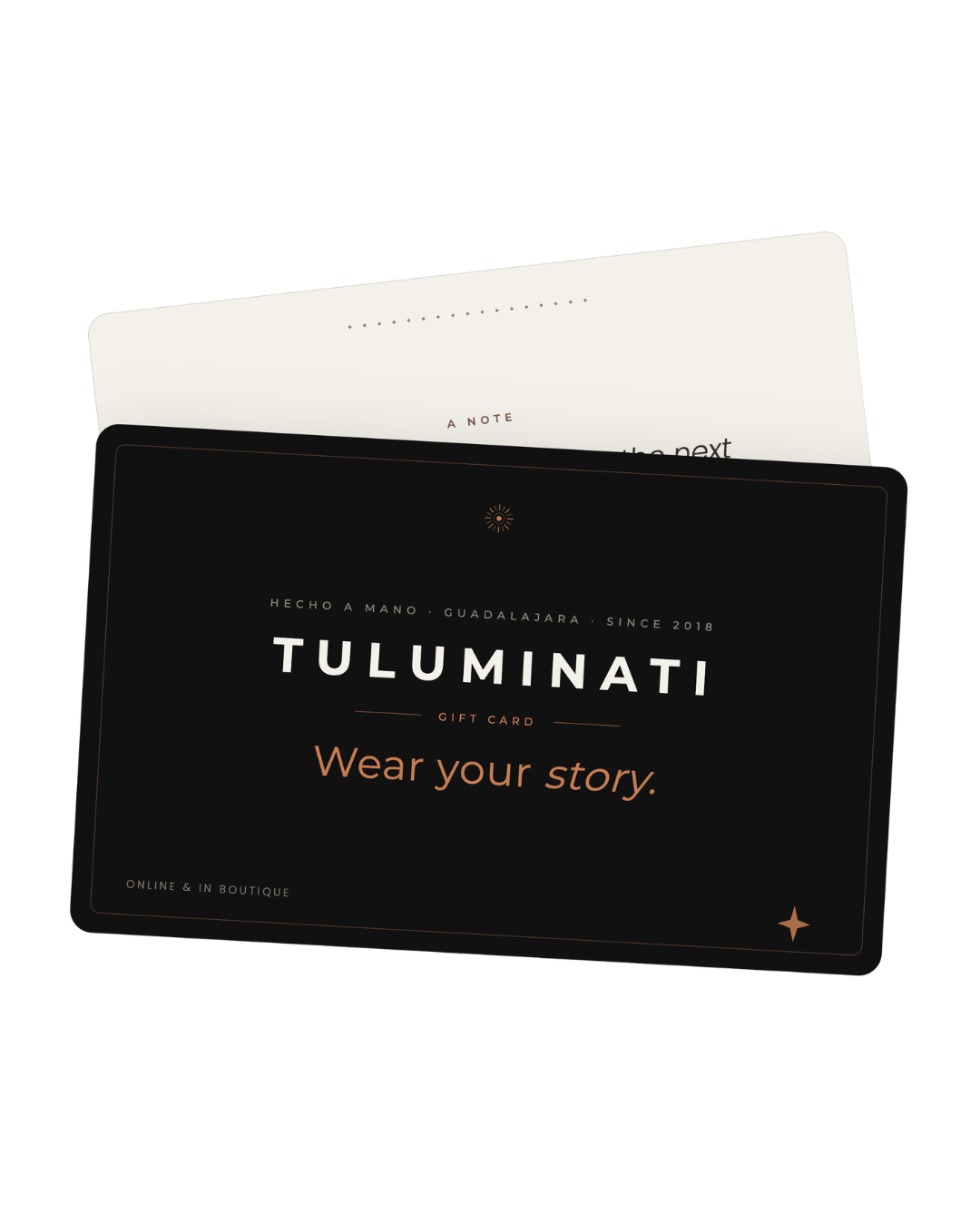 The e-gift card.