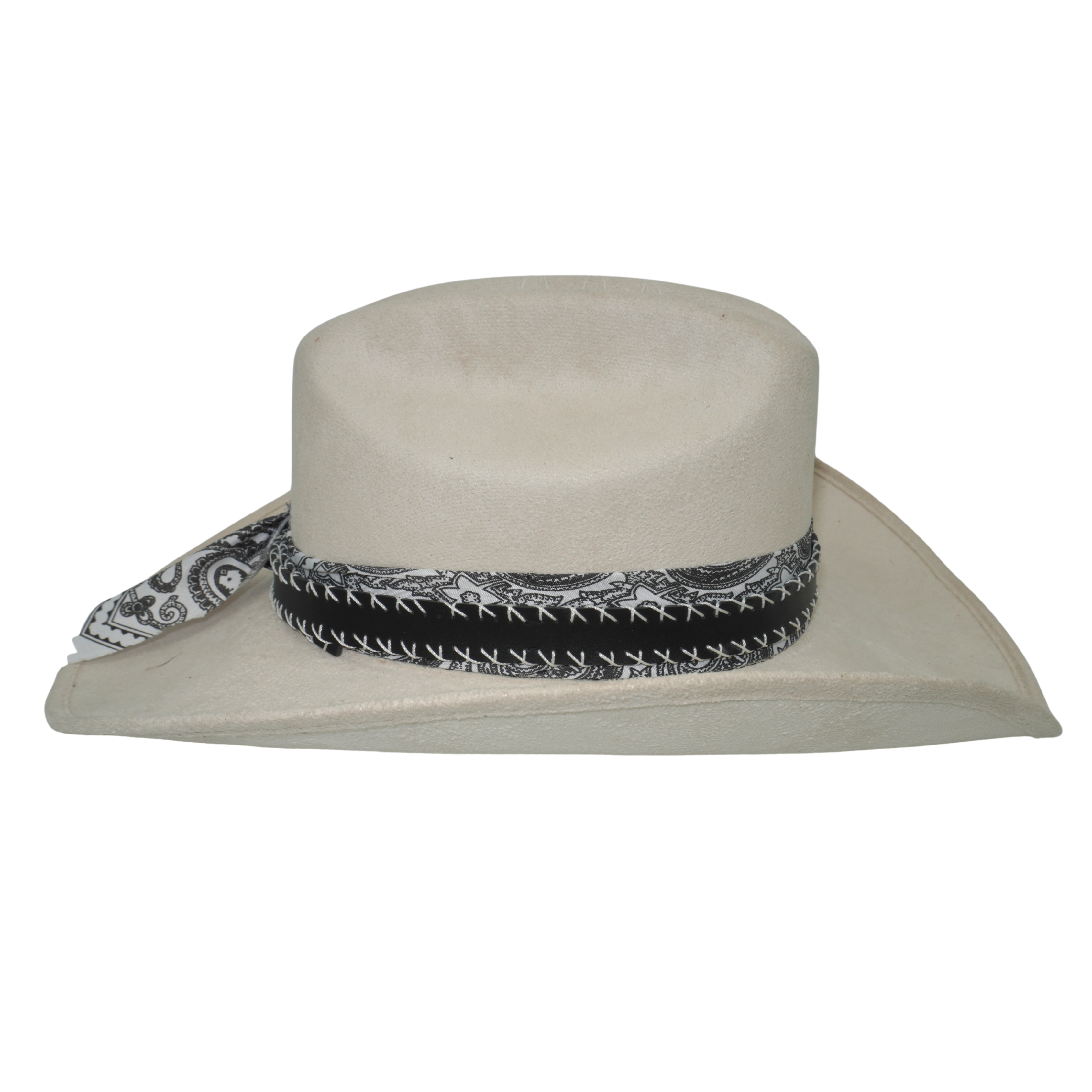 TEXANA WHITE SUEDE