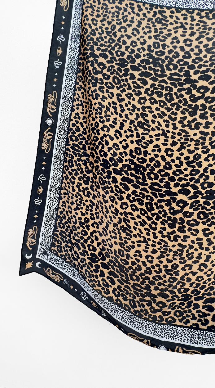 JAGUAR SILK SARONG JAGUAR ANIMAL PRINT