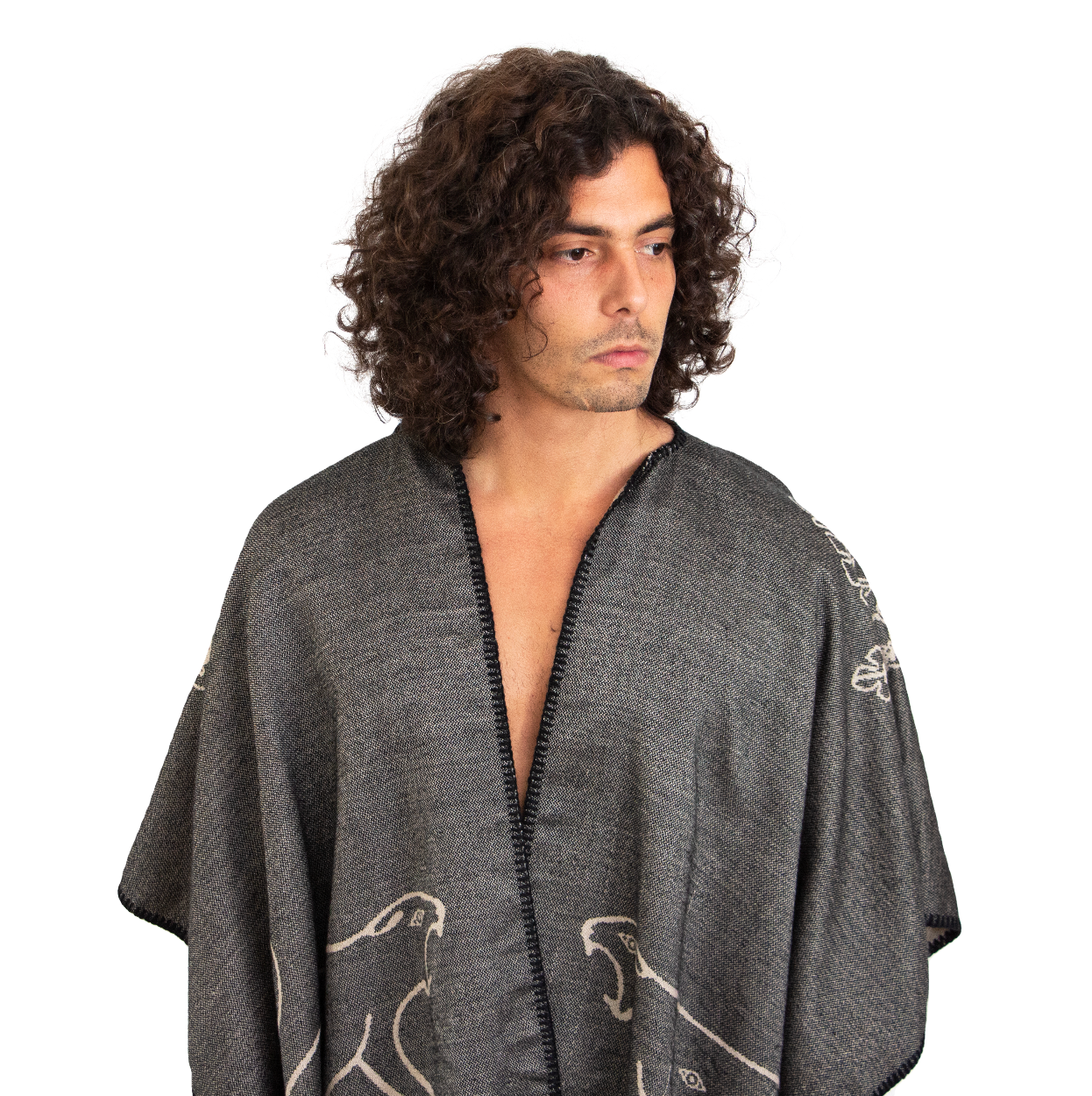 PONCHO VALLADOLID GRAY