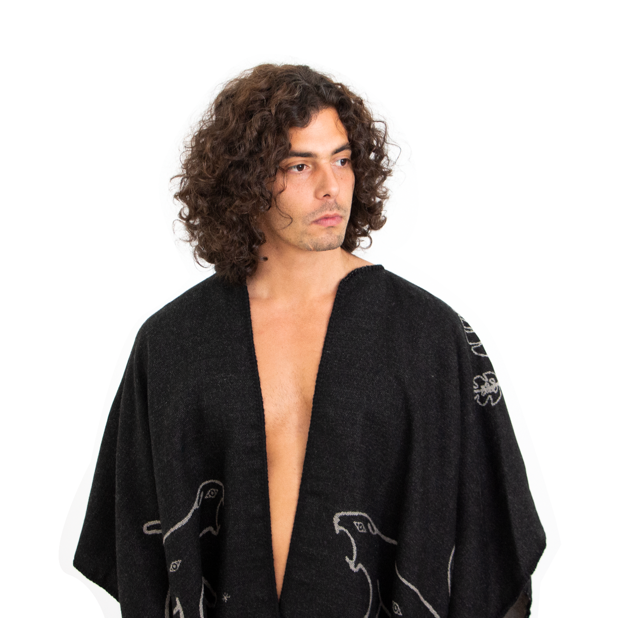 PONCHO VALLADOLID GRAY
