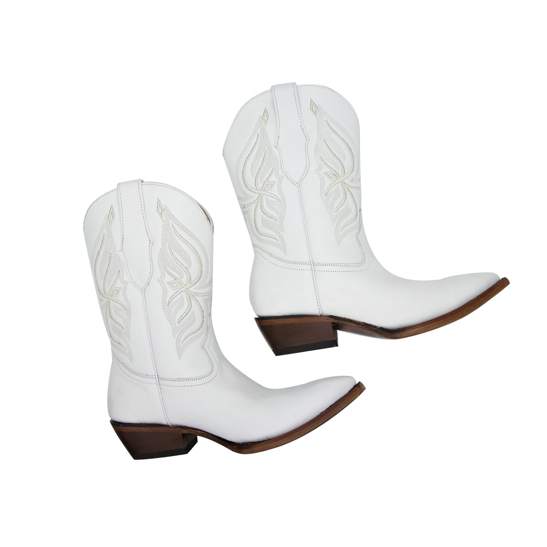 WHITE COWBOY BOOTS